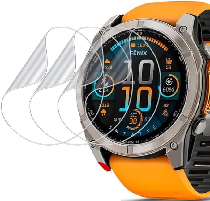 Smartwatch Screen Film - 1-3 adet hidrojel filmi Garmin Fenix