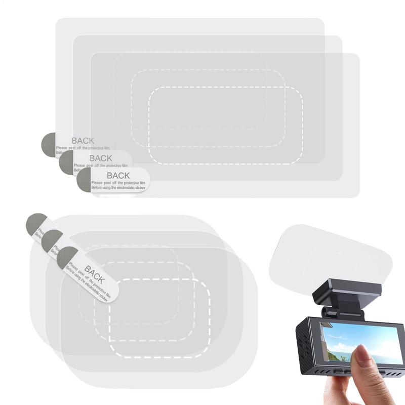 Glass Protector Auto - 6 adet araba Dashcam cam statik
