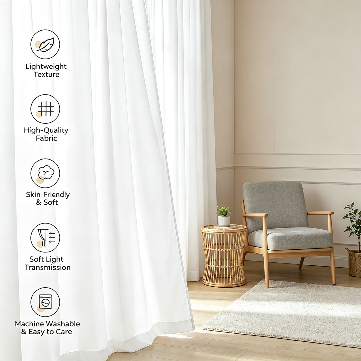 2'li Paket Beyaz Çubuklu Cepli - Privacy Filter 2Pack incelemesi ve fiyatı