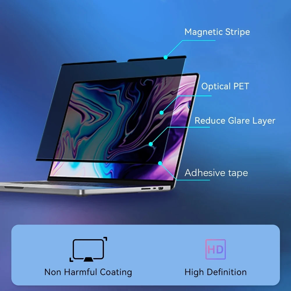 Anti-Peeping manyetik ekran ko - Privacy Filter 2Pack incelemesi ve fiyatı
