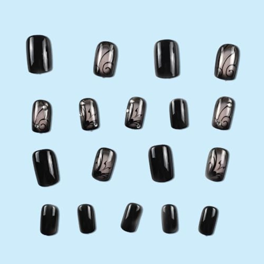 Kısa Kare Takma Tırnaklar Ten  - Full Cover Adhesive incelemesi ve fiyatı