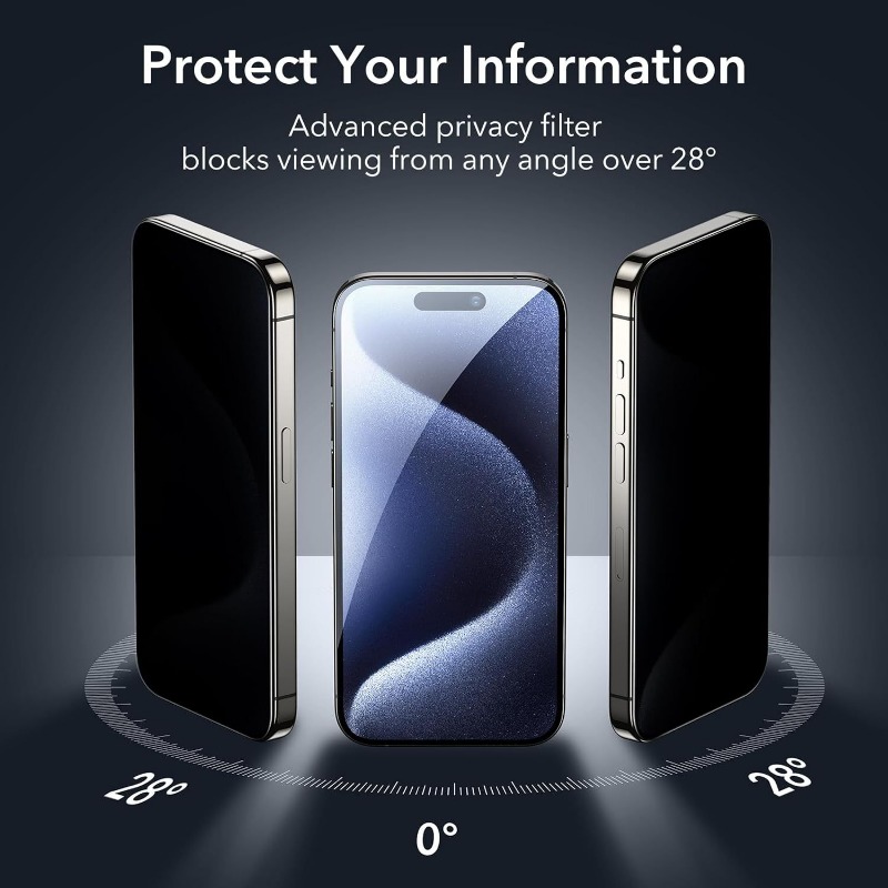 2-Pack Anti-Spy temperli cam e - Privacy Filter 2Pack incelemesi ve fiyatı